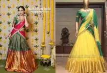 Top 10 Trending Half Saree Designs From Kadhambari Studio Half Saree Designs From Kadhambari Studio