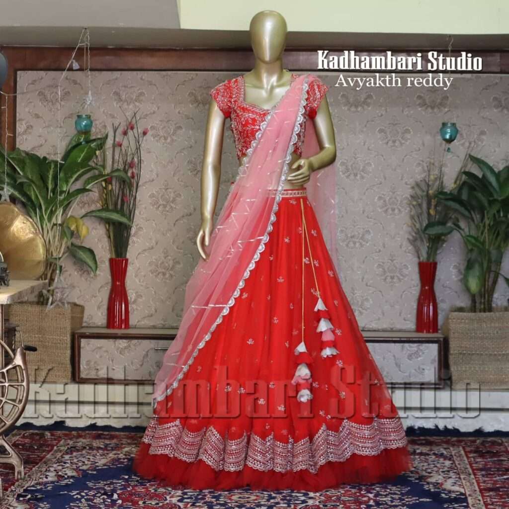 Half Saree Designs From Kadhambari Studio