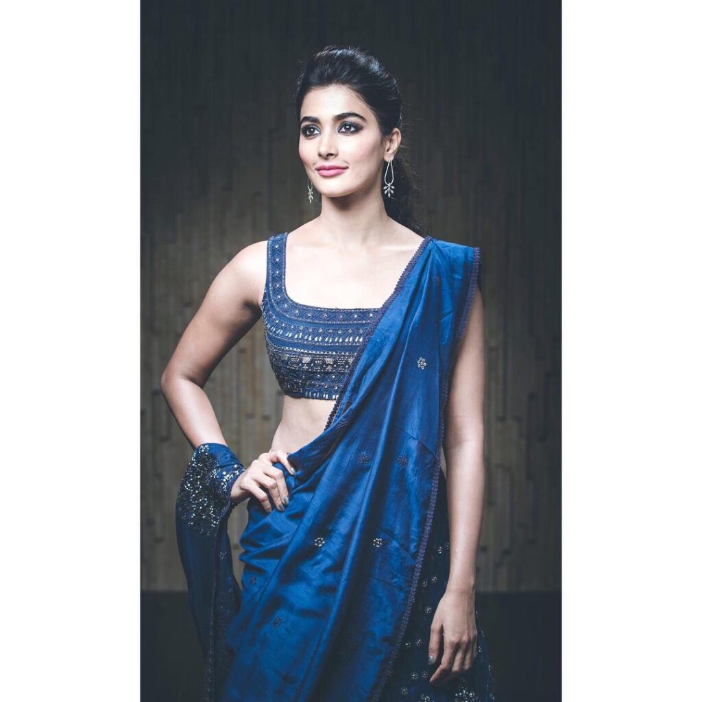 Pooja Hegde in Saree 
