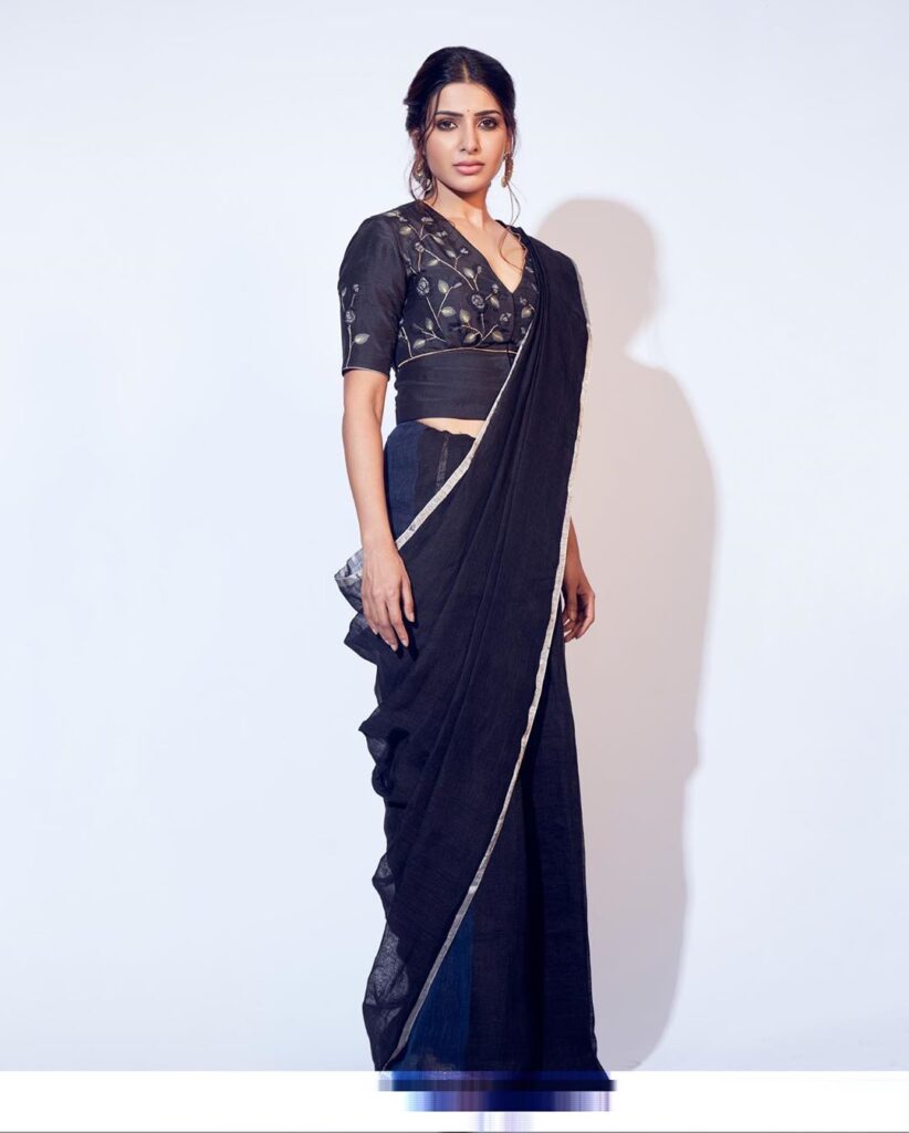 samantha in saree