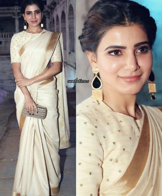 samantha in saree