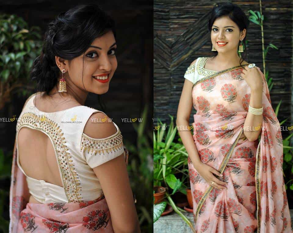 Latest Saree Blouse Neck Designs