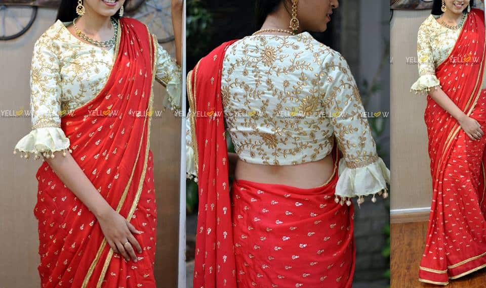 Latest Saree Blouse Neck Designs