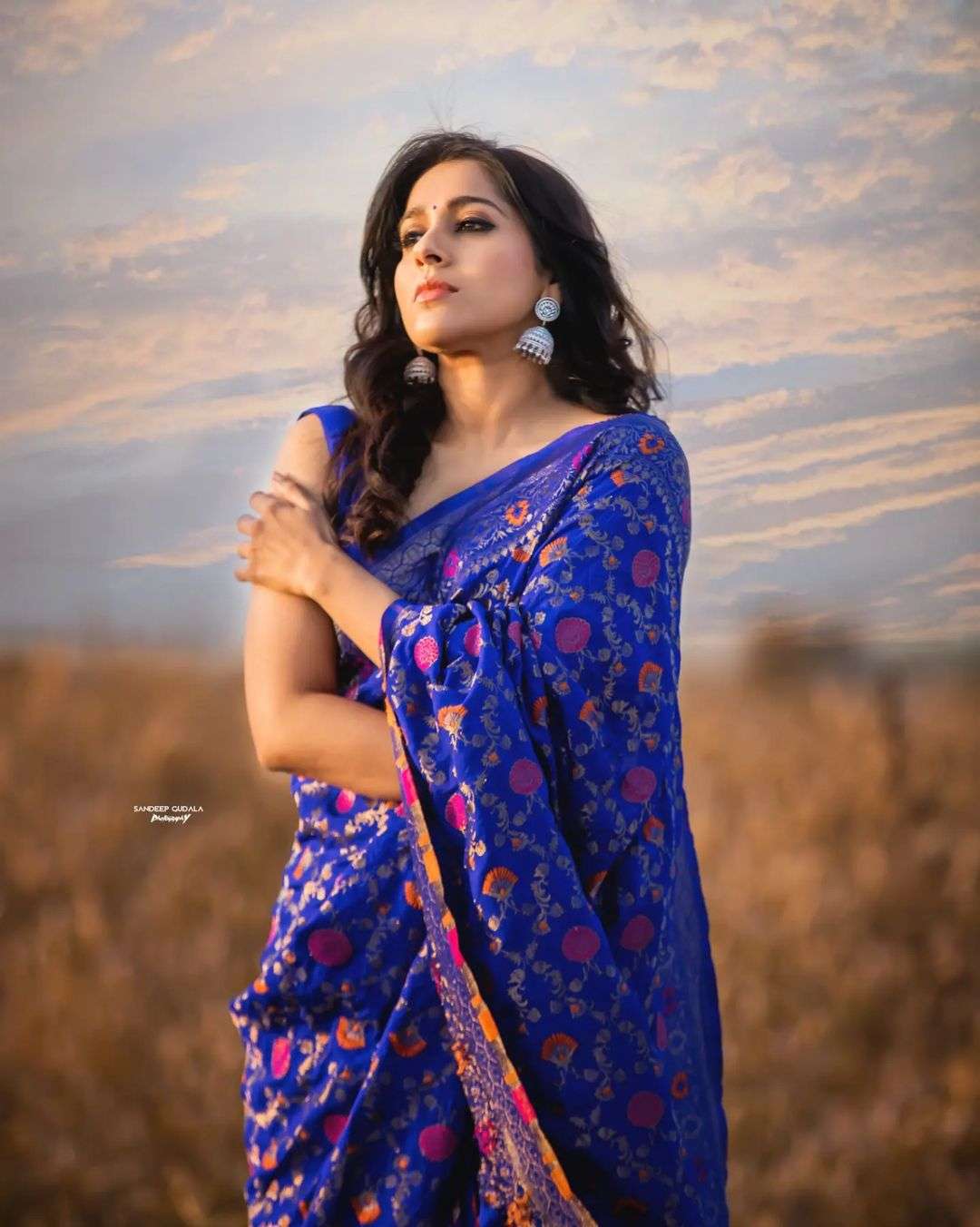 celebrity saree