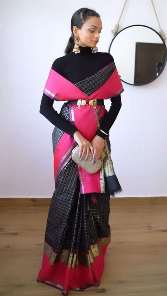 10 Stylish Kanjeevaram Saree Draping Styles 