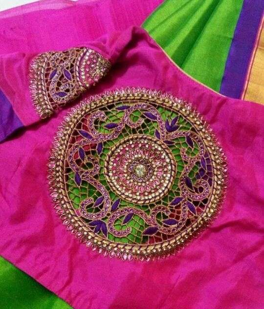 Chakra Pattern Blouse