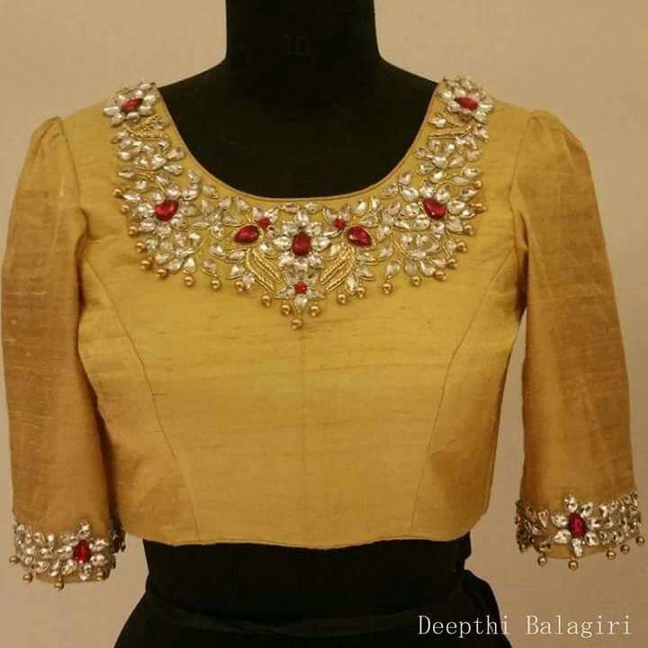 kundan work blouse