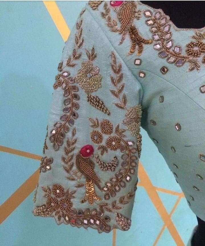 paisley pattern blouse