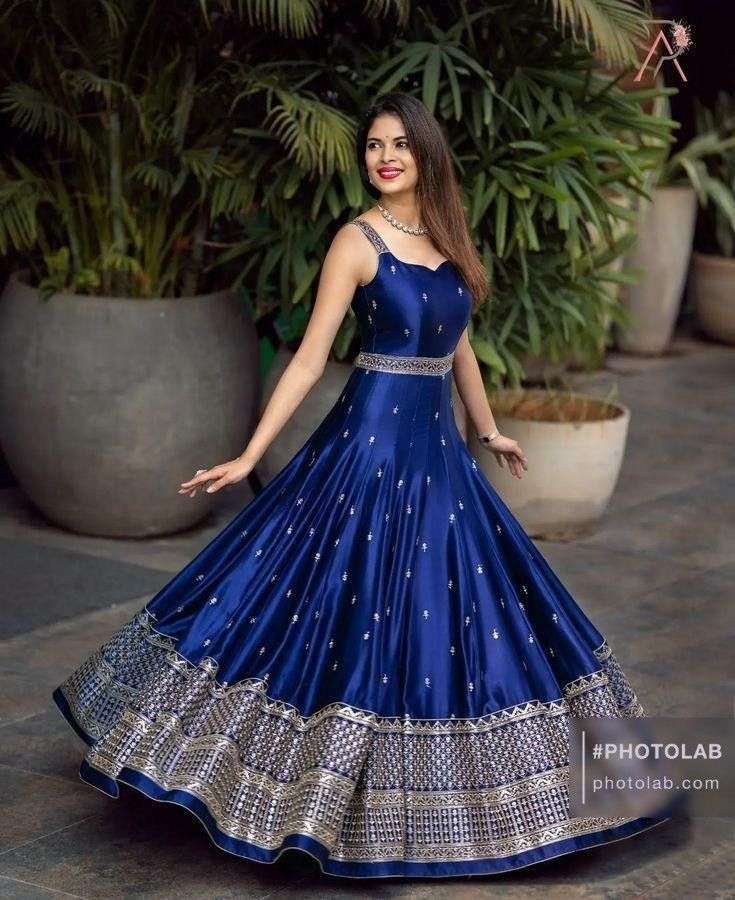  saree gown indowestern style