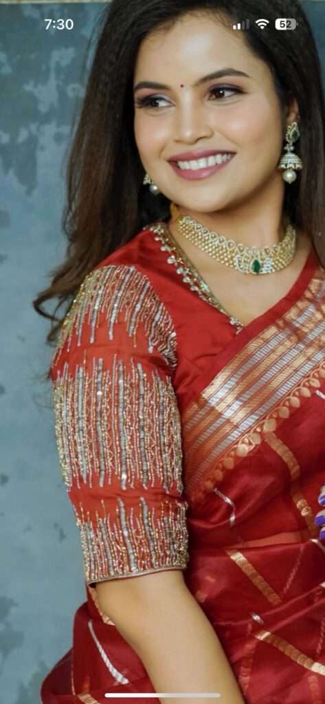 Kanjeevaram saree blouse combinations